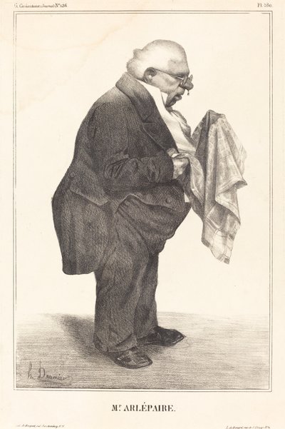 Harlé père door Honoré Daumier