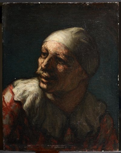 Hoofd van Pasquin door Honoré Daumier
