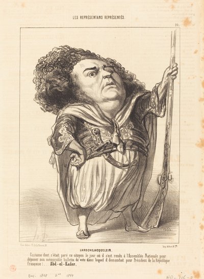 Henri de Larochejacquelein door Honoré Daumier