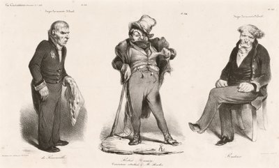 Huguet de Sémonville - Robert Macaire (Thiers) - Graaf Roederer door Honoré Daumier
