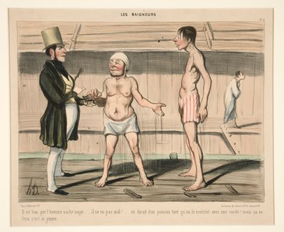 Il est bon que l door Honoré Daumier