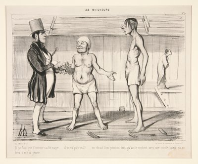 Il est bon que l door Honoré Daumier
