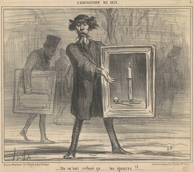Ze hebben me dat geweigerd ... door Honoré Daumier