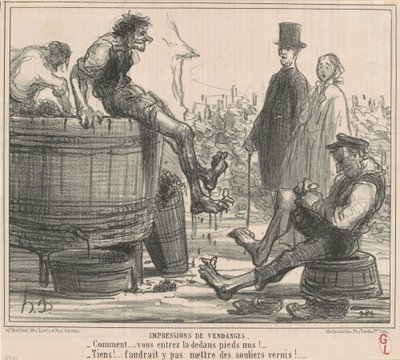 Oogstindrukken door Honoré Daumier