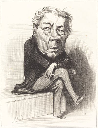 J. Marie Joseph Deville door Honoré Daumier