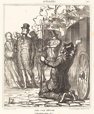 Vroeger was het anders door Honoré Daumier