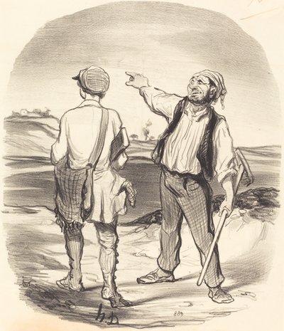 Ik zag een haas... acht dagen geleden! door Honoré Daumier