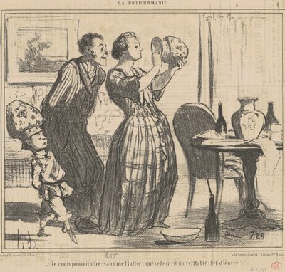 Ik denk dat ik kan zeggen, zonder mezelf te vleien ... door Honoré Daumier