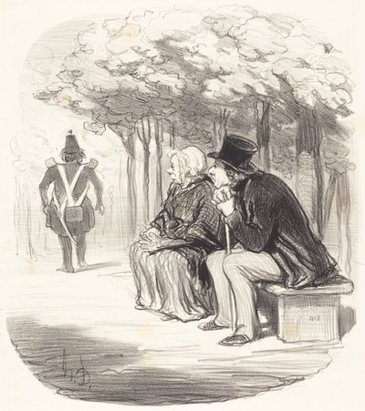 Ik ben niet verbaasd dat vrouwen... smaak hebben... door Honoré Daumier