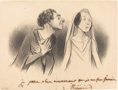 Ik vertrek meer verliefd dan... ooit... door Honoré Daumier