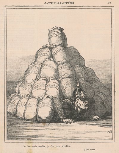 Ik had je overladen... door Honoré Daumier