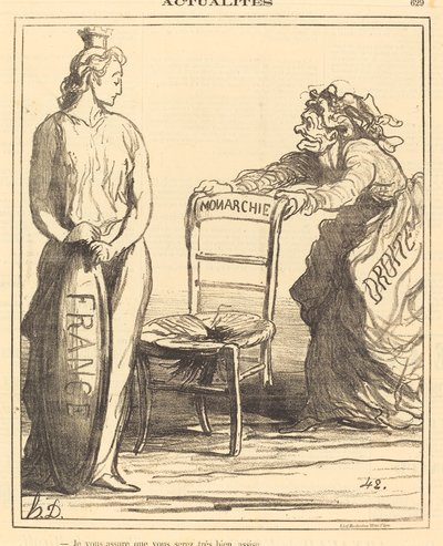 Ik verzeker u dat u heel goed zult zitten door Honoré Daumier
