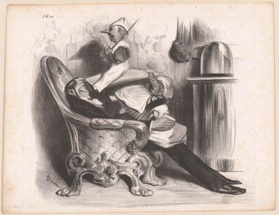 Karikatuur van minister Antoine Maurice Apollinaire d