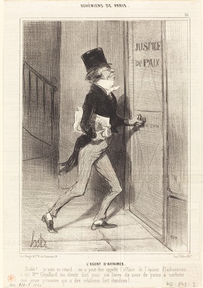 De Zaakwaarnemer door Honoré Daumier