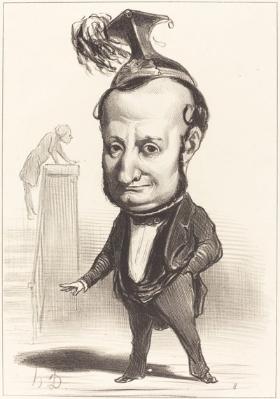 L.F. Raymond Wolowski door Honoré Daumier