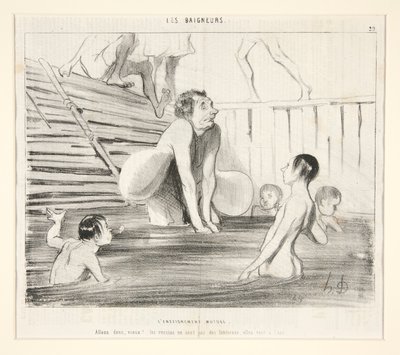 L door Honoré Daumier