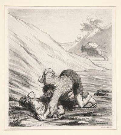 L door Honoré Daumier