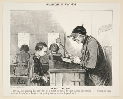 La Vieille M door Honoré Daumier