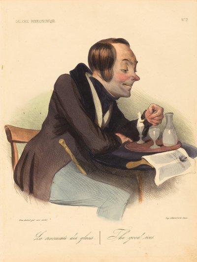De roem van het ijs door Honoré Daumier