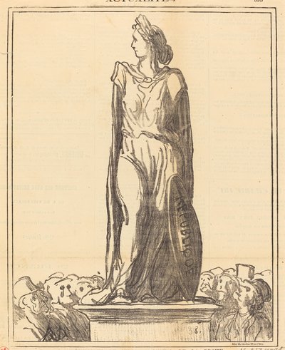 De Republiek van Milo door Honoré Daumier