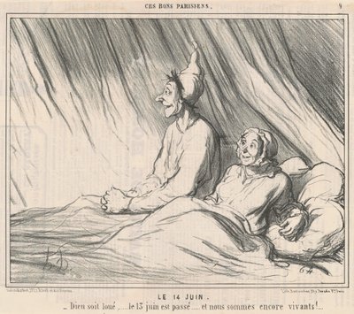 14 juni door Honoré Daumier