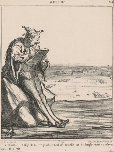 Le Charivari, verplicht om opnieuw te maken... een nieuw uitzicht door Honoré Daumier
