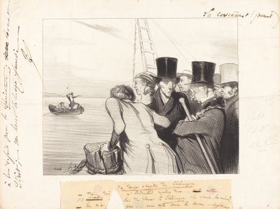 Le Dernier du Télémaque door Honoré Daumier