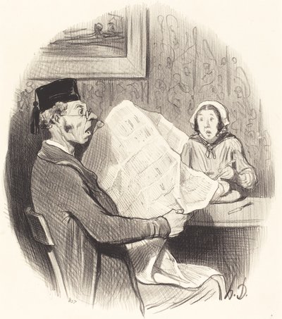 Het Formaat wordt steeds monsterlijker door Honoré Daumier