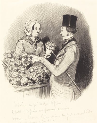 De Dag waarop men galant moet zijn door Honoré Daumier