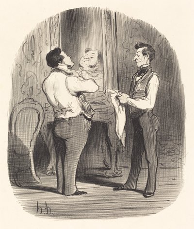 De Dag waarop het gaat om een Verovering door Honoré Daumier