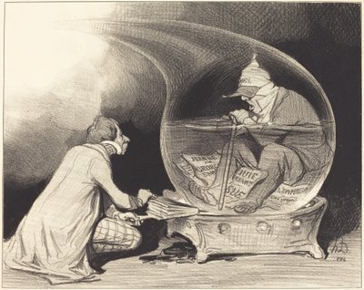 Le Rajeunissement du Constitutionnel door Honoré Daumier