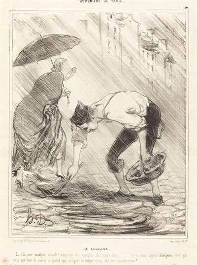 De verwoester door Honoré Daumier