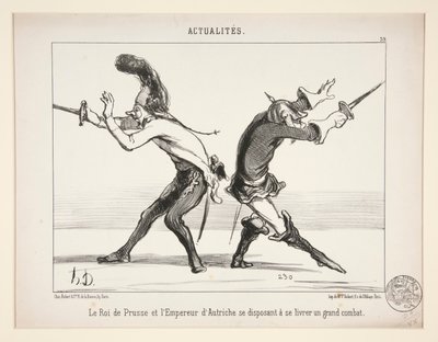 Le Roi de Prusse et l door Honoré Daumier