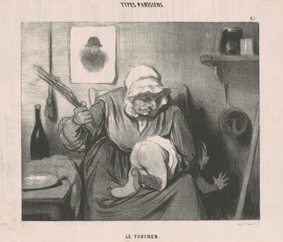 De aanraking door Honoré Daumier