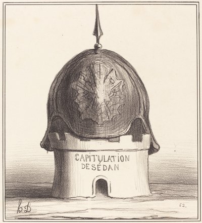 De bekroning van zijn werk door Honoré Daumier