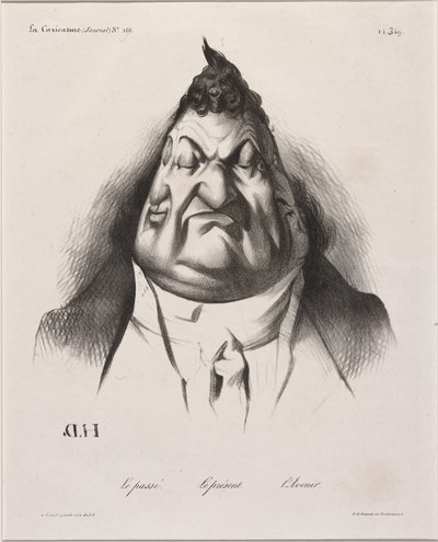 Het Verleden - Het Heden - De Toekomst door Honoré Daumier