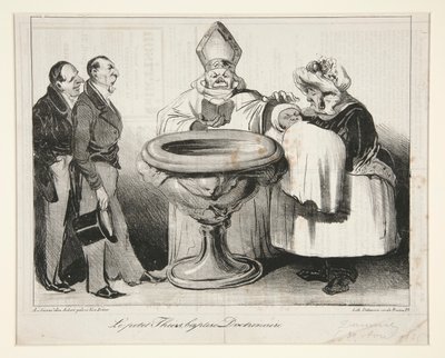 Le petit Thiers, baptisé Doctrinaire door Honoré Daumier