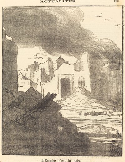 Het rijk is vrede door Honoré Daumier