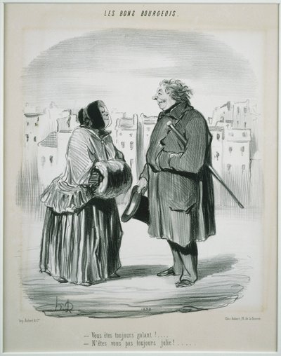 De Goede Burgers - U bent altijd galant! door Honoré Daumier