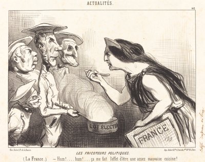 De Politieke Intriganten door Honoré Daumier