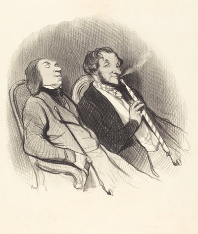 De hasj rokers door Honoré Daumier