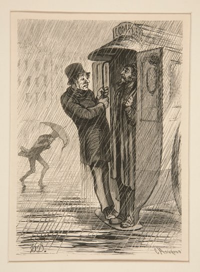 Les Omnibus - complet!!! door Honoré Daumier