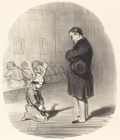 De gevolgen van een opstand door Honoré Daumier