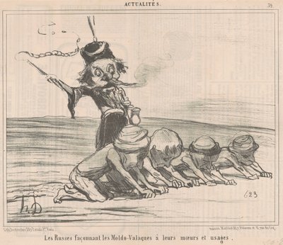 De Moldo-Walachische vormers ... door Honoré Daumier