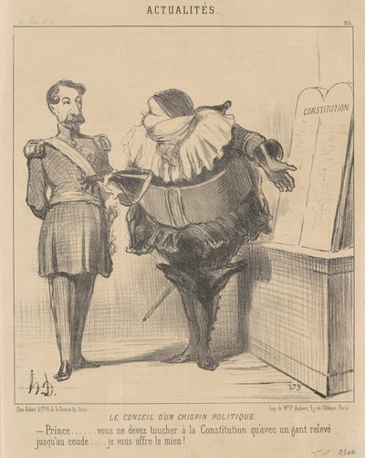 De politieke smokkelaars door Honoré Daumier