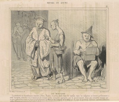 De bedelaars door Honoré Daumier