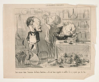 Les savans dans l door Honoré Daumier
