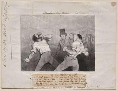 Les in Begrip in 1843 door Honoré Daumier