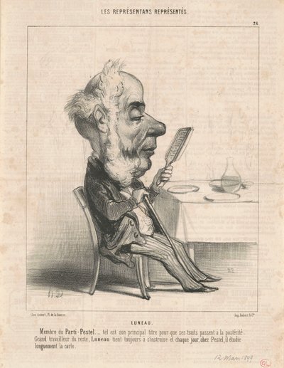 Luneau door Honoré Daumier
