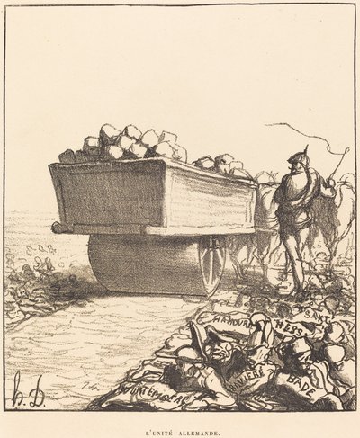 De Duitse eenheid door Honoré Daumier